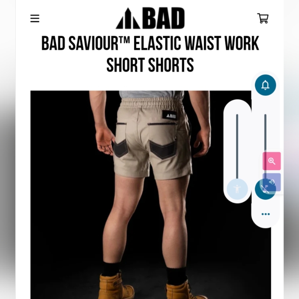 BAD SAVIOR SHORTS FOR MEN - Picture 2 of 5